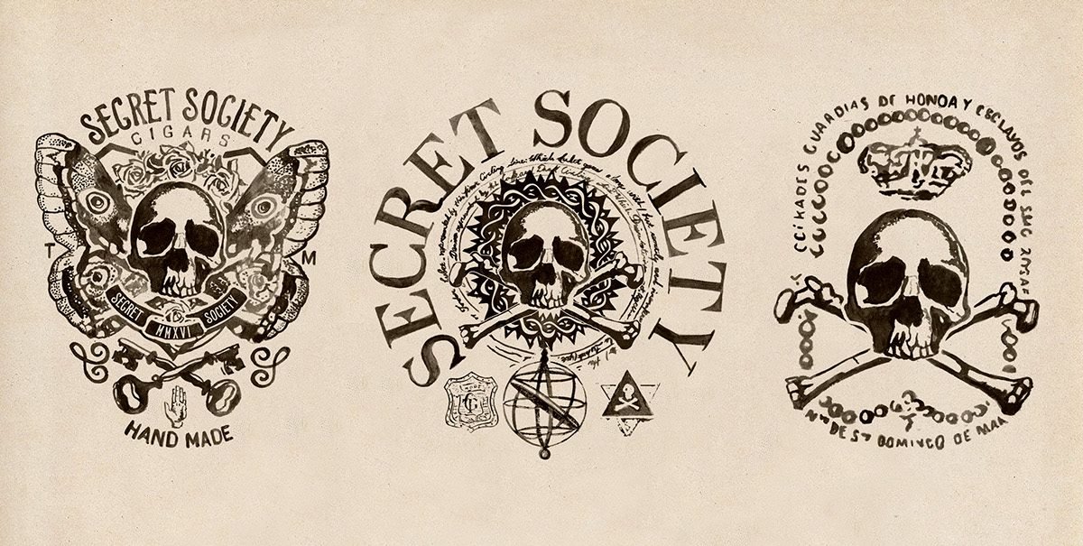 “SEGRET SOGIETY”香煙VI設計  標志設計