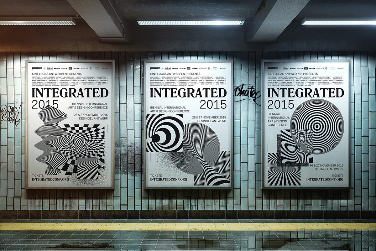 Integrated互聯(lián)網(wǎng)2015年度VI設(shè)計(jì)  海報(bào)設(shè)計(jì)展覽