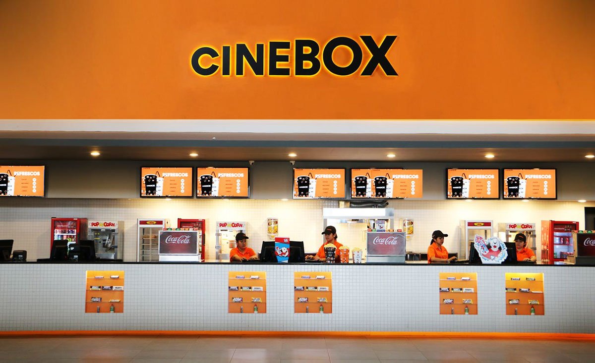 Cinebox影院VI形象設計展示  展廳展示