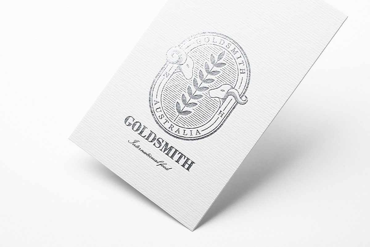 深圳VI設(shè)計  深圳VI策劃  Goldsmith肉類品VI形象設(shè)計  名片設(shè)計