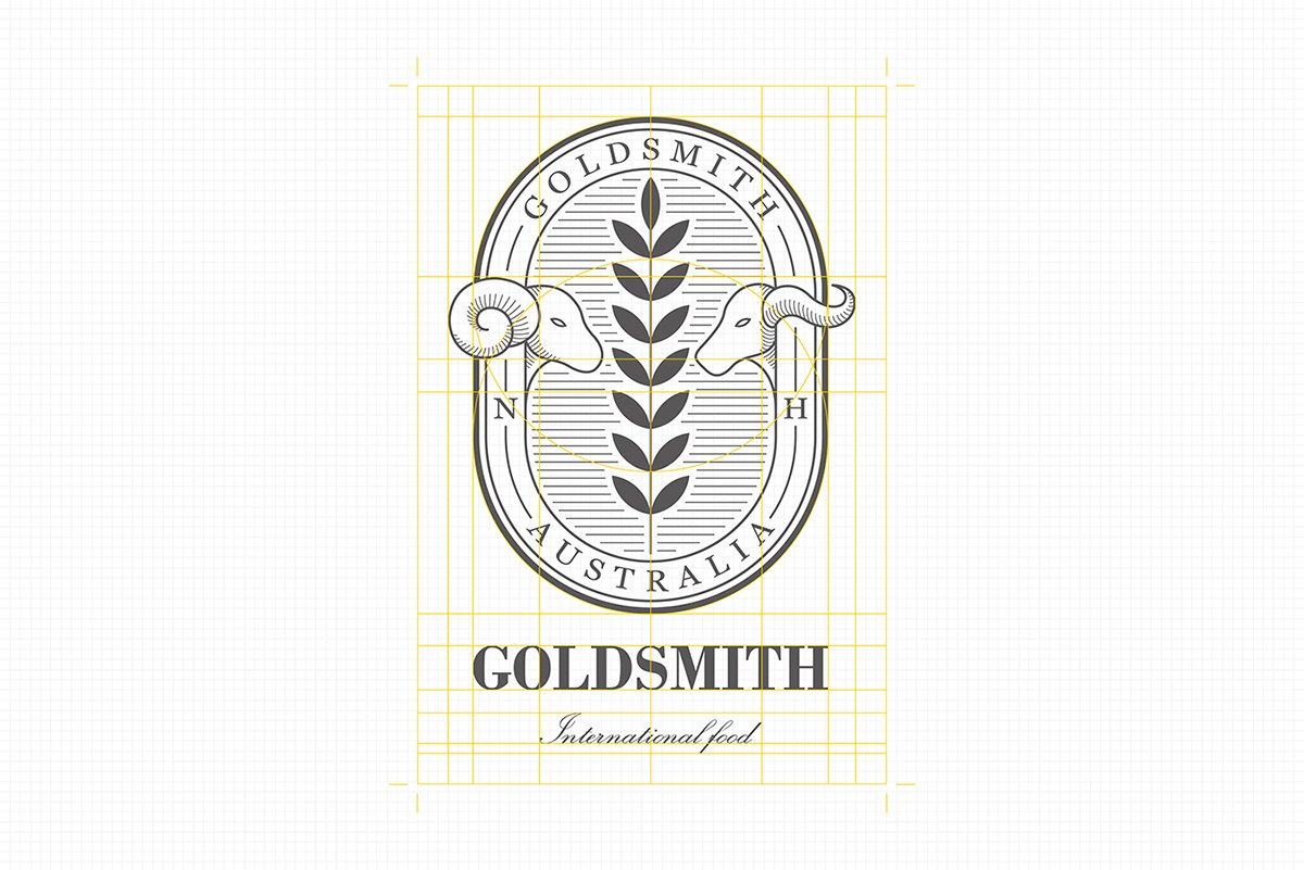 深圳VI設(shè)計  深圳VI策化  Goldsmith肉類品VI形象設(shè)計  標(biāo)志設(shè)計