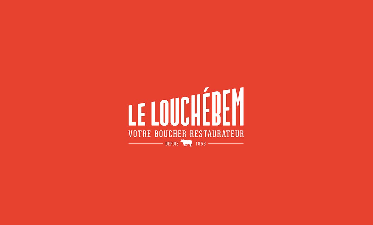 深圳品牌設(shè)計  深圳品牌策劃  Louchebem巴黎牛肉批發(fā)品牌形象設(shè)計  標志設(shè)計