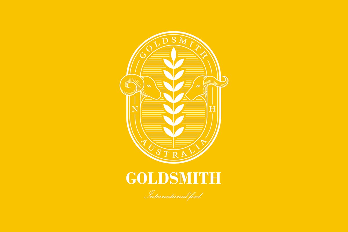 深圳VI設計  深圳VI策劃 Goldsmith肉類品VI形象設計  標志設計