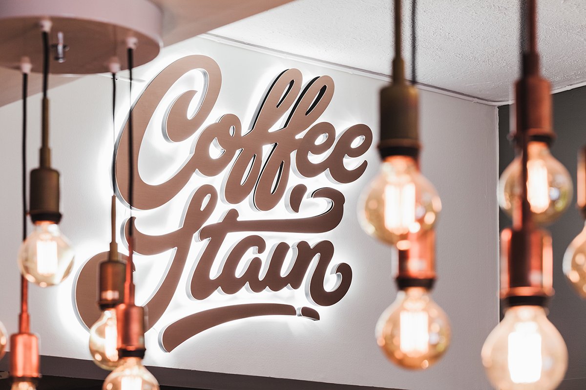深圳VI設(shè)計  深圳VI策劃  Coffeestain咖啡廳VI形象設(shè)計  標(biāo)志設(shè)計