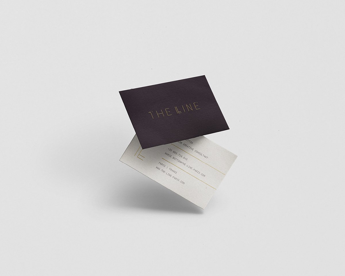 The Line高端奢侈品牌咨詢公司VI設計欣賞，奢侈品牌咨詢公司VI設計，咨詢公司VI設計，咨詢公司視覺形象識別設計，高端奢侈品牌咨詢，深圳VI設計，深圳視覺形象識別設計，名片設計，左右格局