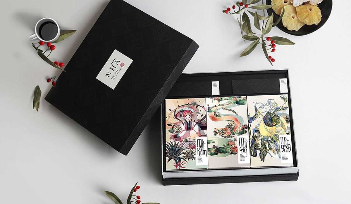 越南蜜餞食品 Nhà 品牌包裝vi設(shè)計，vi設(shè)計，視覺形象vi設(shè)計，食品vi設(shè)計，品牌包裝設(shè)計，蜜餞食品品牌vi設(shè)計，vi品牌策劃，深圳vi設(shè)計，左右格局