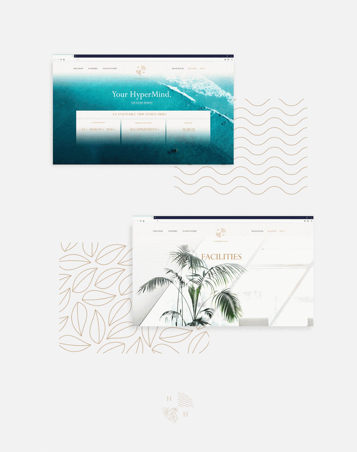 HyperMind 酒店品牌形象vi設計—用戶界面圖形設計，vi設計，視覺形象vi設計，酒店vi設計，圖形設計，酒店品牌vi設計，vi品牌策劃，深圳vi設計，左右格局