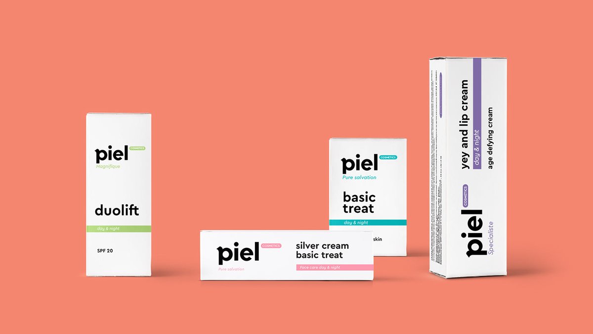 Piel Cosmetics 化妝品品牌vi設(shè)計(jì)——企業(yè)形象升級(jí)策劃案例，視覺形象設(shè)計(jì)，化妝品vi設(shè)計(jì)，品牌vi設(shè)計(jì)，vi品牌策劃，深圳vi設(shè)計(jì)，左右格局