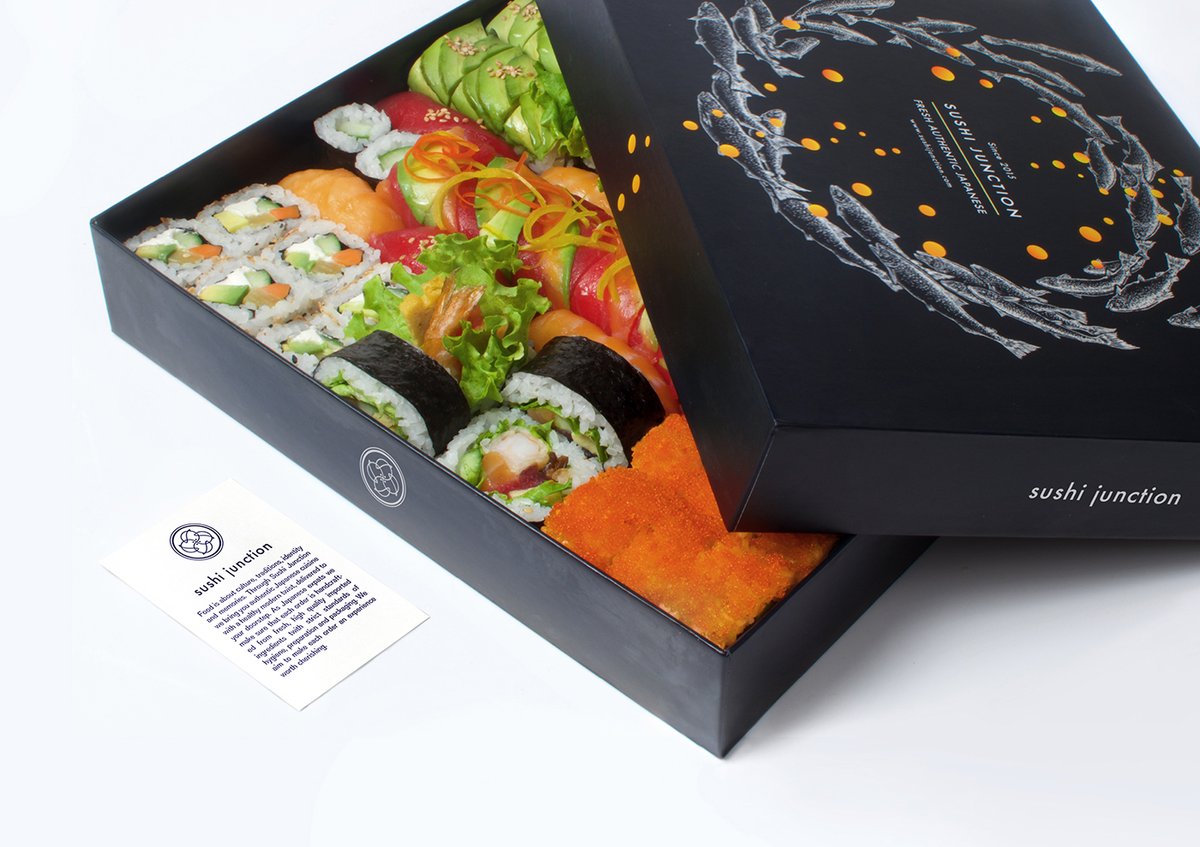 （餐飲）Sushi Junction日本壽司品牌包裝vi設計欣賞，vi設計，包裝vi設計，餐飲品牌vi設計，餐飲vi設計，品牌包裝vi設計，品牌vi設計，vi品牌策劃，深圳vi設計，左右格局