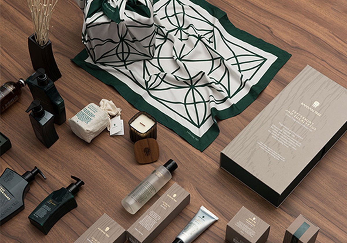 Banyan Tree企業(yè)品牌vi設計——護理品品牌視覺形象展示