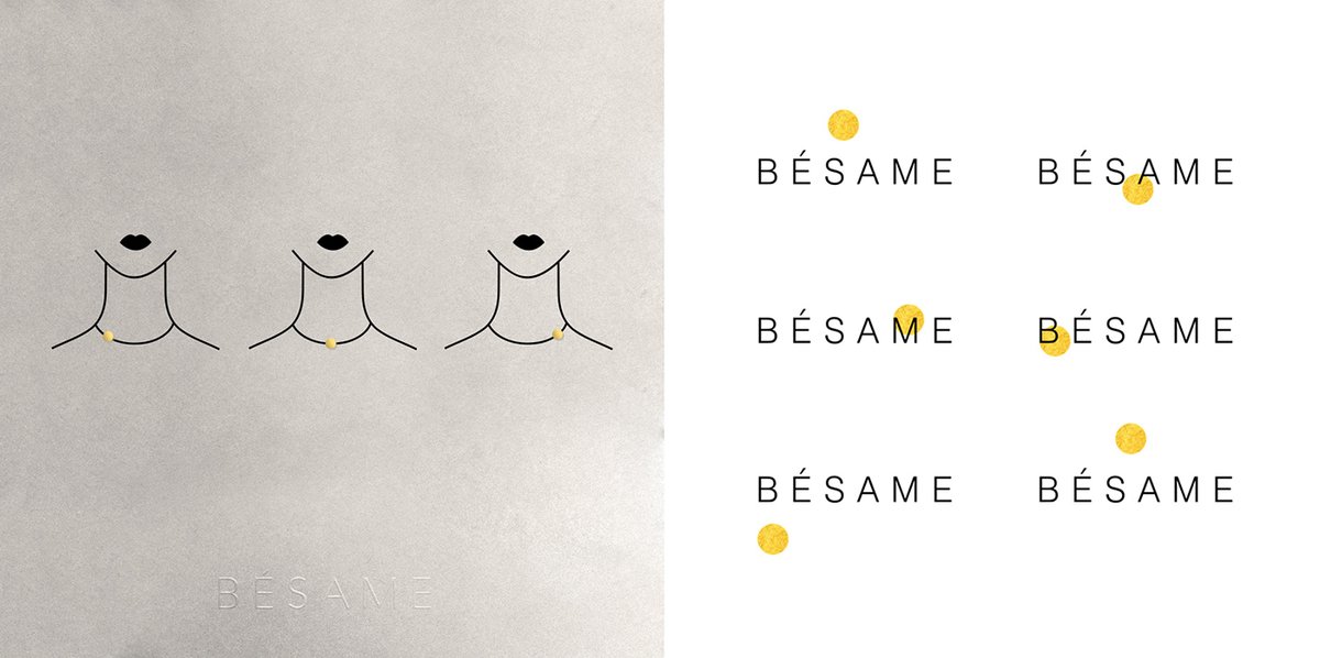 Besame珠寶品牌VI設(shè)計(jì)和徽標(biāo)設(shè)計(jì)——極簡(jiǎn)主義的品牌形象VI視覺識(shí)別案例，vi設(shè)計(jì)，珠寶vi設(shè)計(jì)，珠寶品牌vi設(shè)計(jì)，VI形象設(shè)計(jì)，高端VI設(shè)計(jì)，品牌包裝設(shè)計(jì)，品牌vi設(shè)計(jì)，品牌策劃，深圳vi設(shè)計(jì)，左右格局