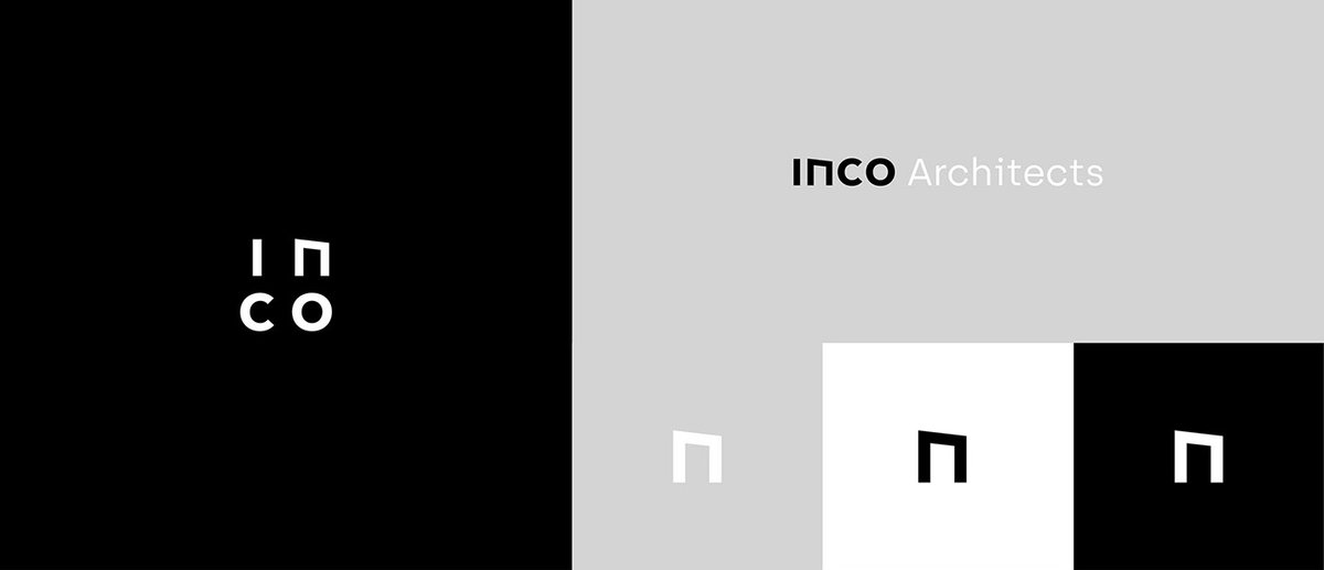 INCO建筑企業vi設計和網頁設計應用，企業形象vi設計，建筑vi設計，品牌vi設計，品牌策劃，深圳vi設計，左右格局