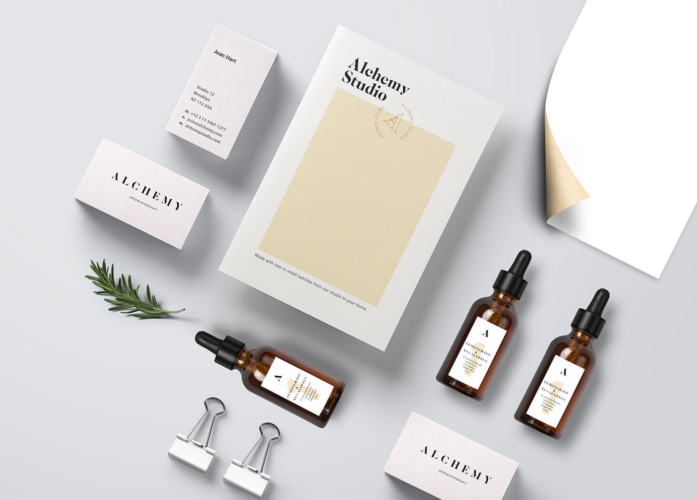 Alchemy美容品牌包裝設計和企業(yè)VI設計，化妝品VI設計，企業(yè)VI設計，企業(yè)形象設計，深圳VI設計，左右格局