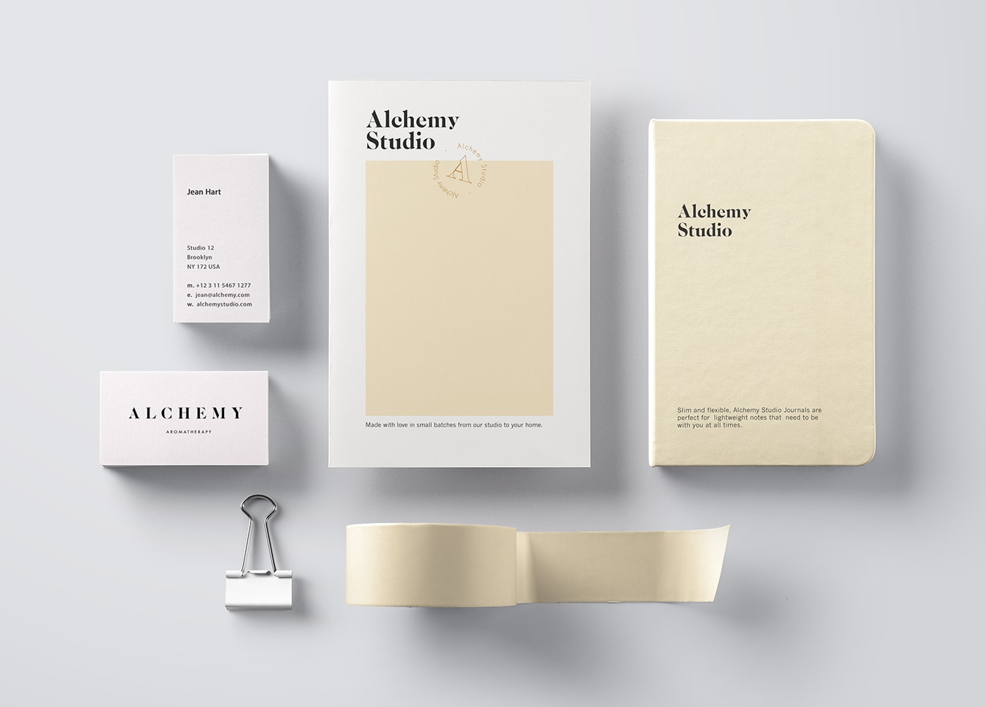 Alchemy美容品牌包裝設計和企業(yè)VI設計，化妝品VI設計，企業(yè)VI設計，企業(yè)形象設計，深圳VI設計，左右格局