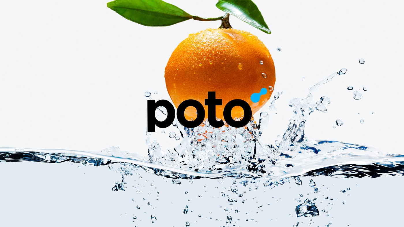 Poto自來水公司品牌VI設計和包裝設計案例，企業VI設計，品牌形象設計，包裝設計，深圳VI設計，左右格局