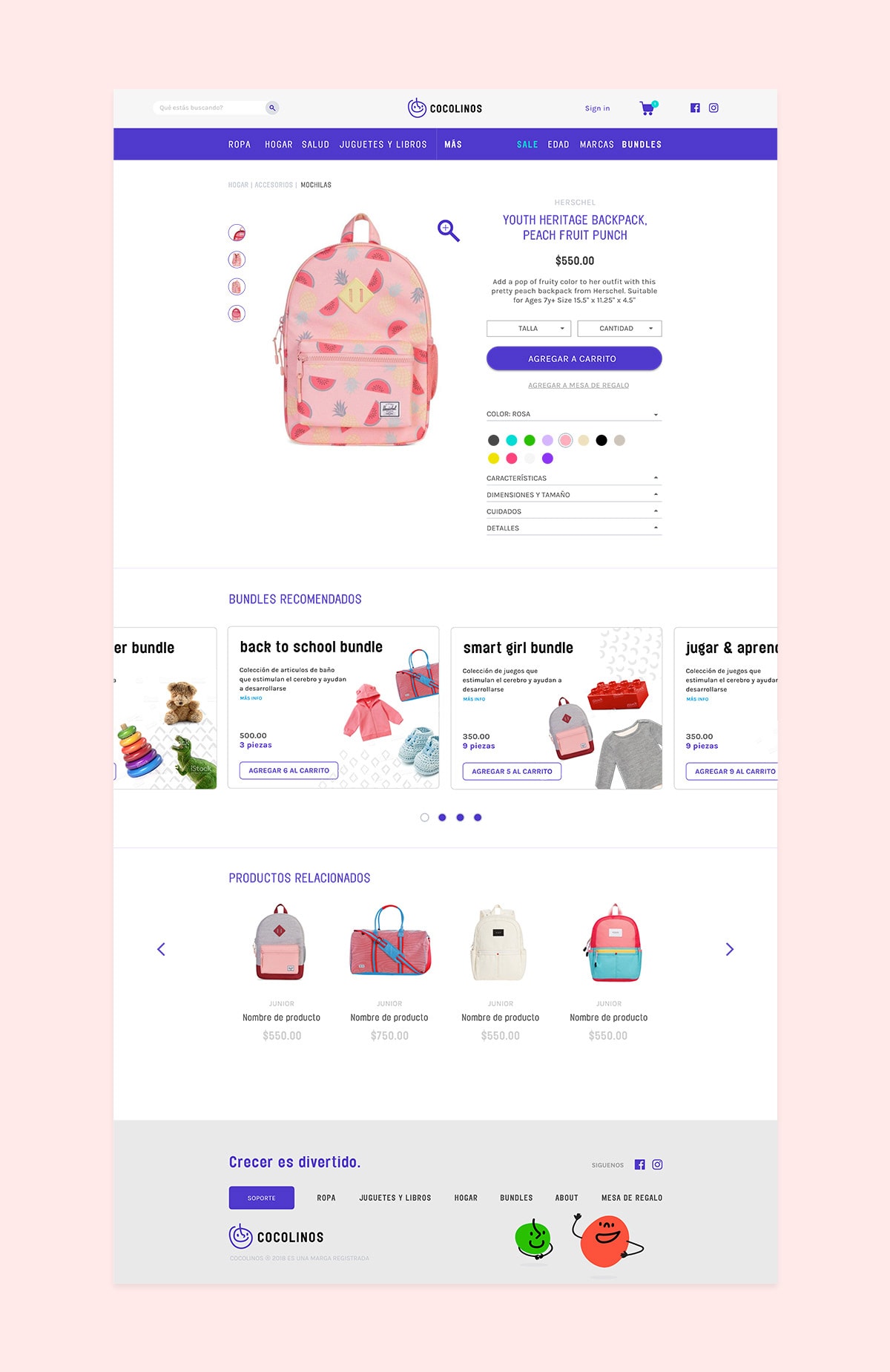 Cocolinos創意嬰兒用品品牌策劃和品牌設計，服飾VI設計，嬰兒品牌設計，深圳品牌策劃，深圳VI設計，左右格局