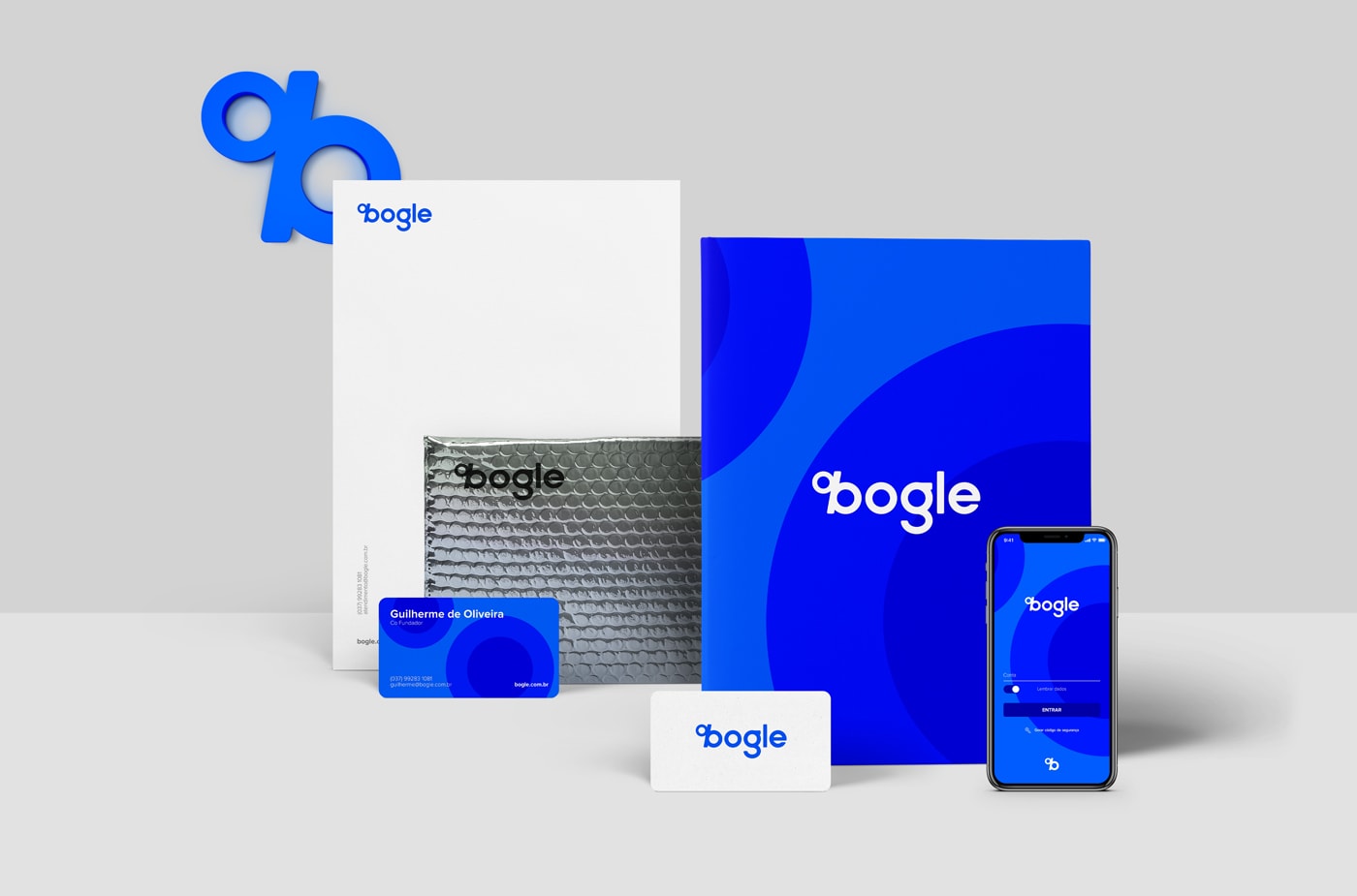 Bogle 巴西金融科技企業VI設計和品牌視覺設計，金融品牌設計，科技企業VI設計，深圳VI設計，左右格局