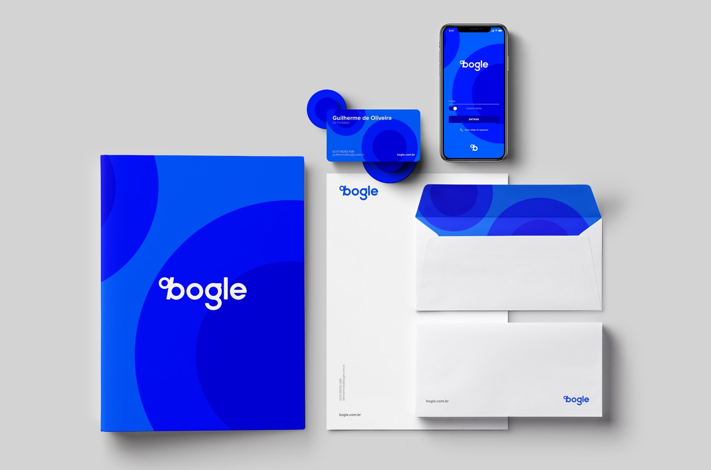Bogle 巴西金融科技企業VI設計和品牌視覺設計，金融品牌設計，科技企業VI設計，深圳VI設計，左右格局