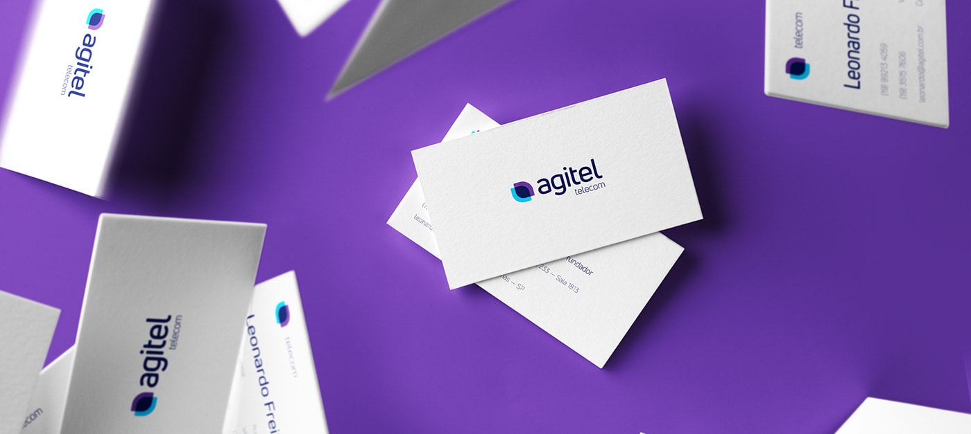 Agitel 通訊IP科技公司品牌VI設(shè)計(jì)和品牌logo設(shè)計(jì)，科技企業(yè)VI設(shè)計(jì)，品牌形象設(shè)計(jì)，深圳VI設(shè)計(jì)，左右格局