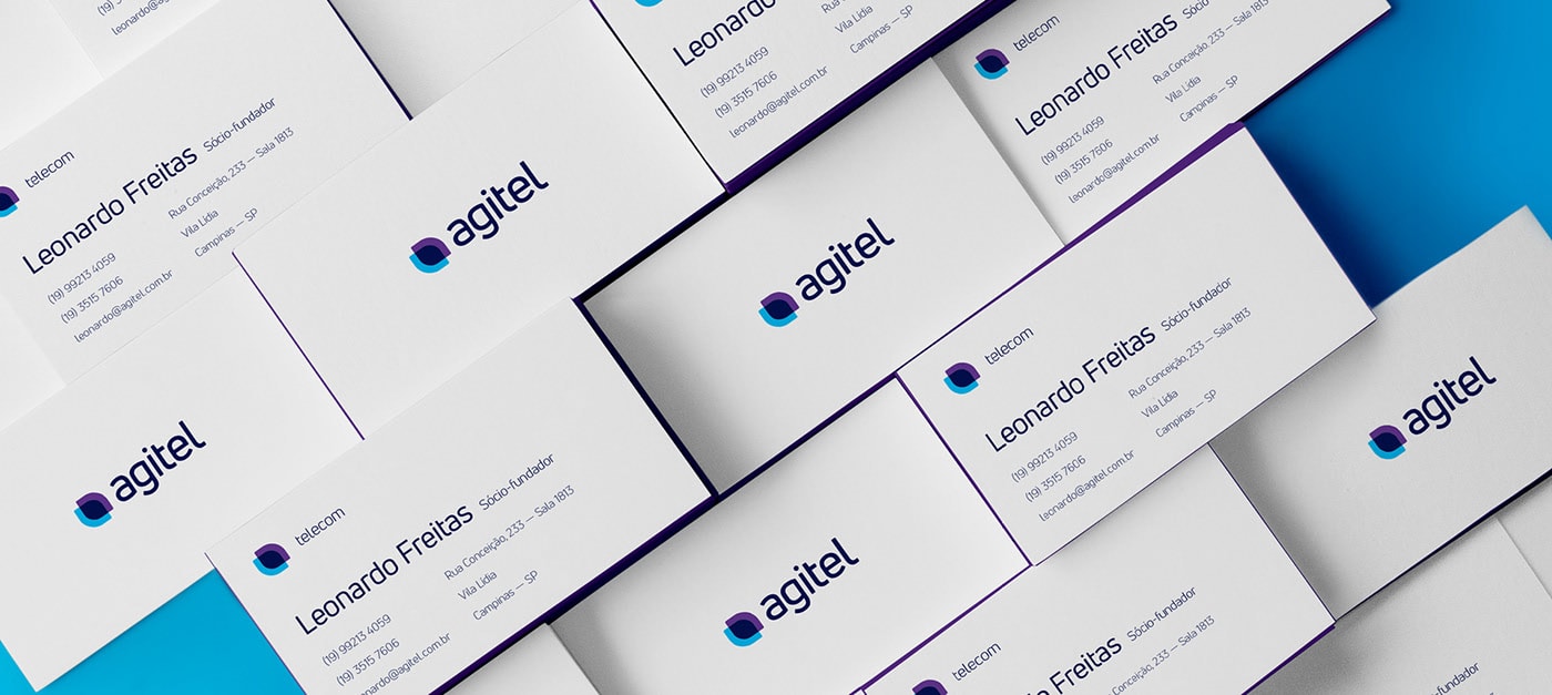 Agitel 通訊IP科技公司品牌VI設(shè)計(jì)和品牌logo設(shè)計(jì)，科技企業(yè)VI設(shè)計(jì)，品牌形象設(shè)計(jì)，深圳VI設(shè)計(jì)，左右格局