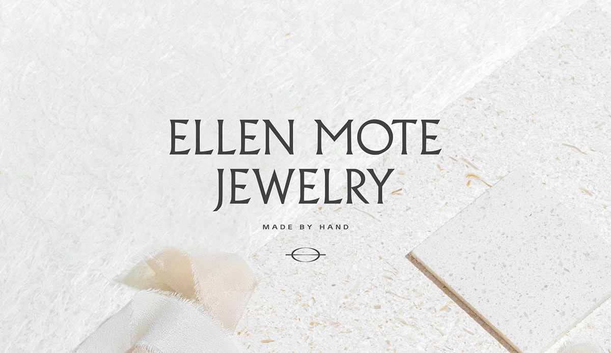 時尚簡約 Ellen Mote 珠寶品牌VI設計和品牌重塑，珠寶品牌VI設計，珠寶網站設計，品牌戰(zhàn)略升級， 深圳VI設計，左右格局