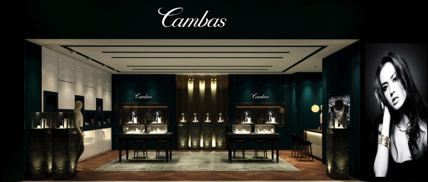 CAMBAS輕奢珠寶品牌空間設(shè)計-深圳左右格局